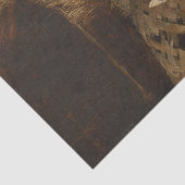 Drie katten in stro door Julius Adams Tissuepapier (Detail)