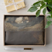 Drie katten in stro door Julius Adams Tissuepapier (Geschenk)