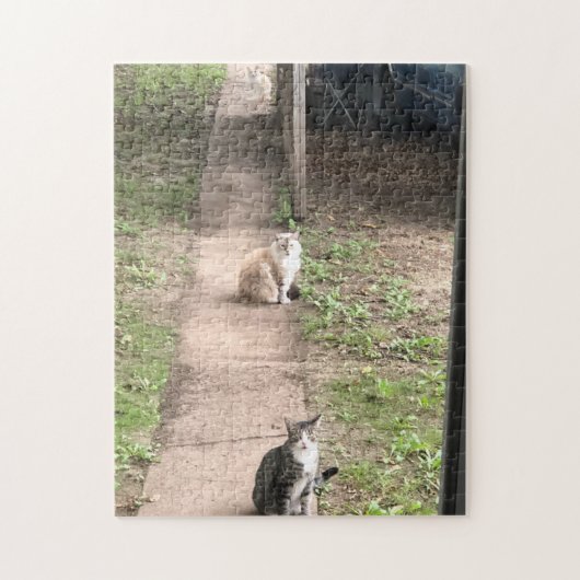 Drie Katten Jigzaag Puzzle Legpuzzel (Verticaal)