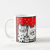 Drie Katten Koffiemok (Links)