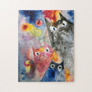 drie katten puzzel