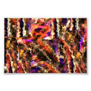 Drie keer de opportuniteit van moderne Abstracte k Foto Afdruk