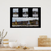 Drie kerken afdrukken poster (Keuken)