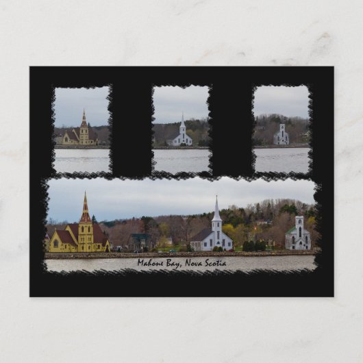 Drie kerken Briefkaart (Voorkant)