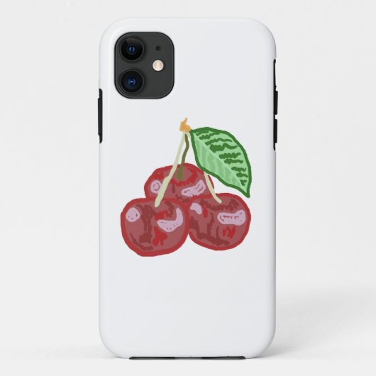 Drie kersen Case-Mate iPhone case (Achterkant)