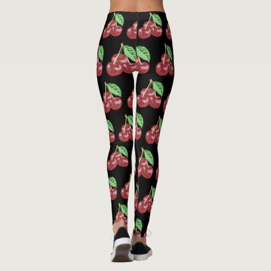 Drie kersen leggings (Achterkant)