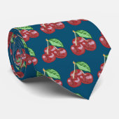 Drie kersen stropdas (Opgerold)