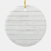 Drie kerst-kerst-voordes gepersonaliseerde feestda keramisch ornament (Achterkant)