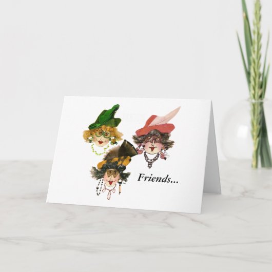 Drie kerstfeestdagen feestdagen kaart (Voorkant)