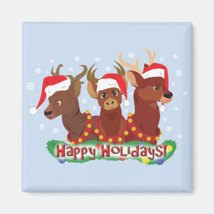 Drie kerstfeestdagen magneet