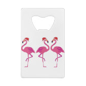 Drie kerstfeestjes kredietkaart flessenopener (Achterkant)