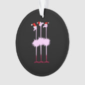 Drie kerstfeestjes ornament (voorkant)