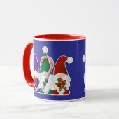 Drie kerstgnomen mok (Voorkant links)