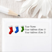 Drie kerstkaarten etiket (Insitu)