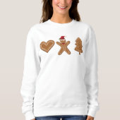 Drie kerstkoekjes met ontbijt trui (Voorkant)