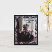 Drie keuzes in het leven kaart (Gele Bloem)