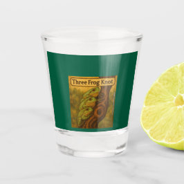Drie Kikkers Knoop – Whimsicale Amfibische Woordsp Shot Glas