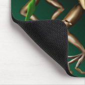 Drie kikkers Mousepad Muismat (Hoek)