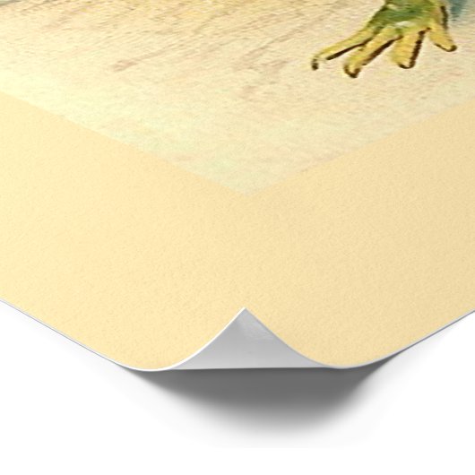 "Drie kikkers" Poster (Hoek)