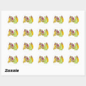 Drie Kings Birth Christus Ronde Sticker (Vel)