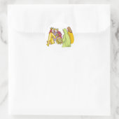 Drie Kings Birth Christus Ronde Sticker (Tas)