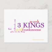 Drie Kings Briefkaart (Voorkant)