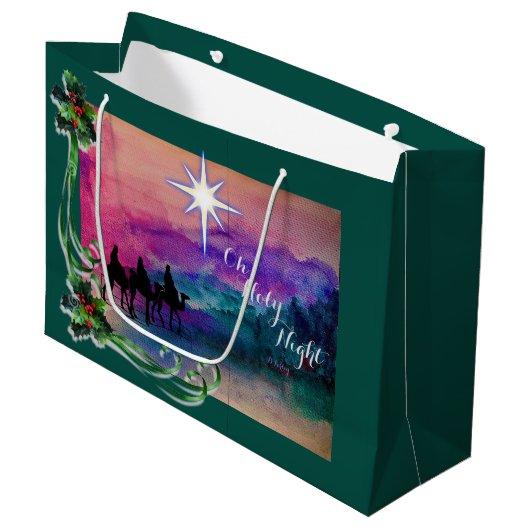 Drie Kings Gift Bag Groot Cadeauzakje (Voorkant Gekanteld)