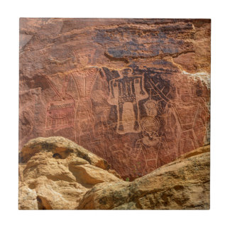 Drie Kings Petroglyph - Mcconkie Ranch - Utah Tegeltje