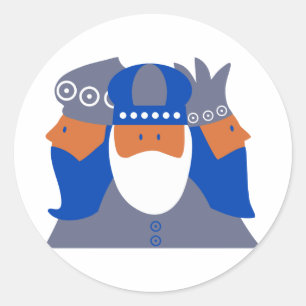 Drie Kings Ronde Sticker
