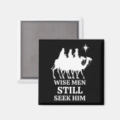 Drie Kings Wise Mannen zoeken hem nog steeds Magneet (Voorkant / Achterkant)
