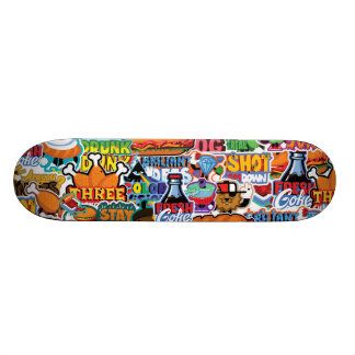 Drie kippenpoten skateboard