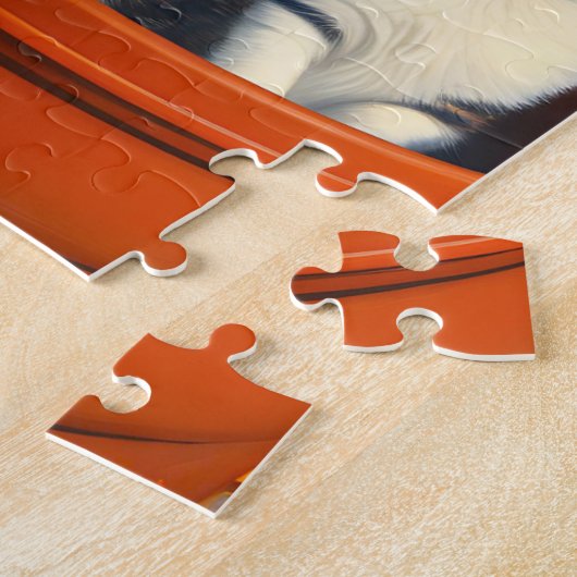 Drie Kittens in bloempotten, puzzel Legpuzzel (Zijkant)