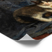 Drie Kittens | Julius Adam de Jongere Poster (Hoek)