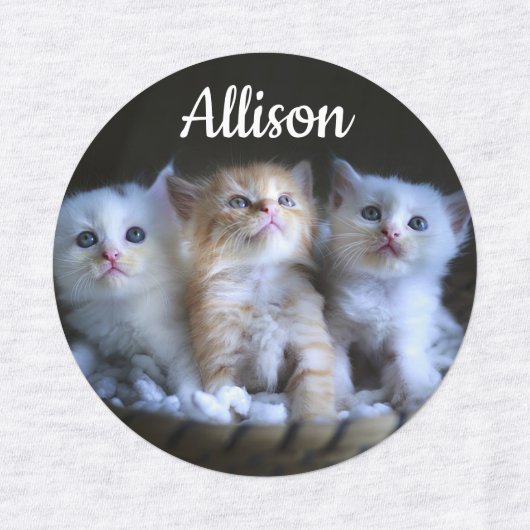 Drie Kittens Labels (Design 2)