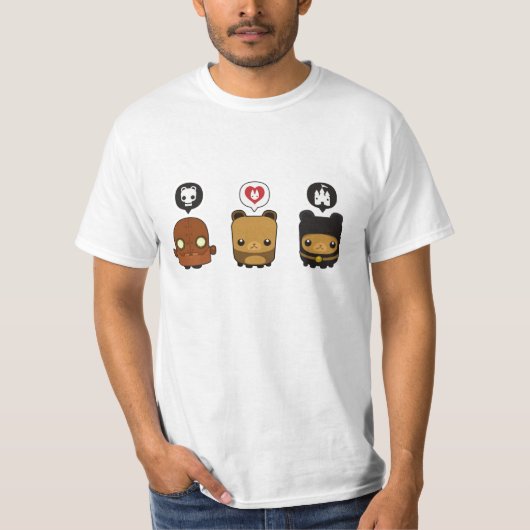 Drie kleine Beren? T-shirt (Voorkant)
