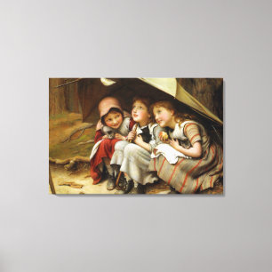 "Drie kleine Kittens" Canvas Afdruk