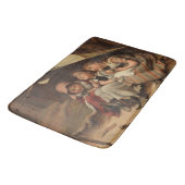 Drie kleine Kittens (door Joseph Clark) Badmat (Gekanteld)