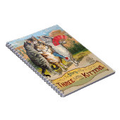 Drie Kleine Kittens Moeder de Gans Illustratie Notitieboek (Rechterzijde)