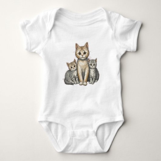 Drie Kleine Kittens Romper (Voorkant)