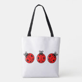 Drie kleine Ladybugs - All-Over-Print Tas (Achterkant)