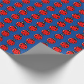 Drie kleine ladybugs - Matte Wrapping Paper Cadeaupapier (Hoek)