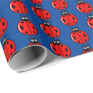 Drie kleine ladybugs - Matte Wrapping Paper Cadeaupapier