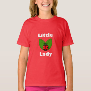 Drie kleine ladybugs - Meisjes' Basic Red T-Shirt