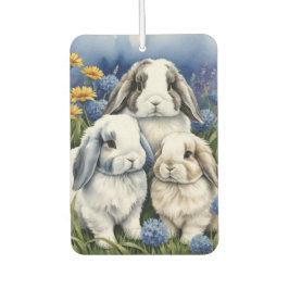 Drie kleine luipkonijnen luchtverfrisser