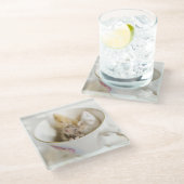 Drie kleine muizen glazen onderzetter (Schuin)