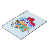 Drie kleine Raptors en T-Rex-laptop Notitieboek (Linkerzijde)