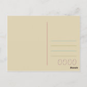 Drie kleine Teacups Briefkaart (Achterkant)