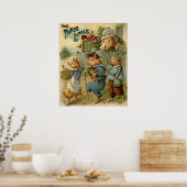 Drie kleine Varkens  Fairy Tale Poster (Keuken)