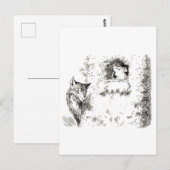 Drie kleine Varkens: Het tweede kleine Varkenspijn Briefkaart (Voorkant / Achterkant)