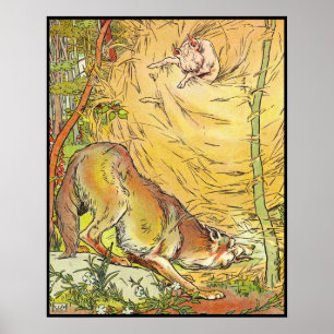 Drie kleine Varkens: Hij blaast het huis in Poster